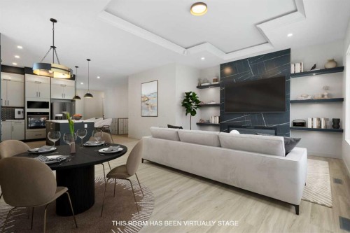 52 Lakes Estates Circle, Strathmore, AB - Indoor Photo Showing Living Room