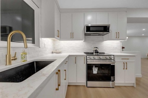 14115 Deer Run Boulevard Se, Calgary, AB - Indoor Photo Showing Kitchen With Upgraded Kitchen