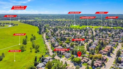 14115 Deer Run Boulevard Se, Calgary, AB - Outdoor With View