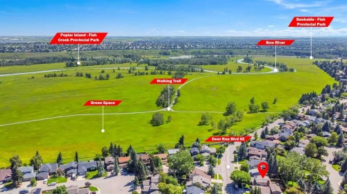14115 Deer Run Boulevard Se, Calgary, AB - Outdoor With View