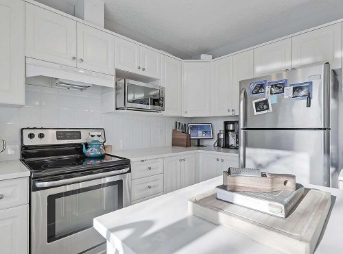 3-119 23 Avenue Ne, Calgary, AB - Indoor Photo Showing Kitchen With Stainless Steel Kitchen
