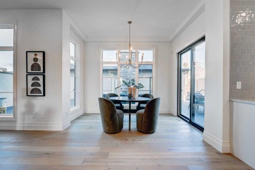 3614 10 Street Sw, Calgary, AB - Indoor Photo Showing Dining Room