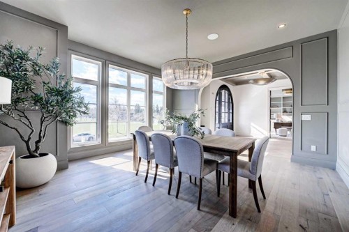 3614 10 Street Sw, Calgary, AB - Indoor Photo Showing Dining Room