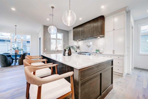 3614 10 Street Sw, Calgary, AB - Indoor Photo Showing Kitchen With Upgraded Kitchen