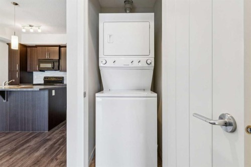 9312-101 Sunset Drive, Cochrane, AB - Indoor Photo Showing Laundry Room