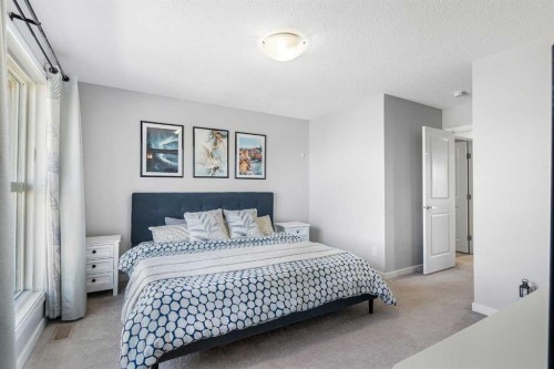 307 Walgrove Boulevard Se, Calgary, AB - Indoor Photo Showing Bedroom