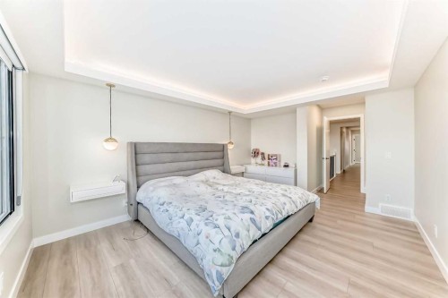 120 Magnolia Manor Se, Calgary, AB - Indoor Photo Showing Bedroom