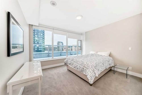 604-510 6 Avenue Se, Calgary, AB - Indoor Photo Showing Bedroom