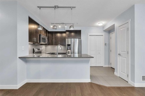 111-25 Auburn Meadows Avenue Se, Calgary, AB - Indoor Photo Showing Kitchen With Upgraded Kitchen