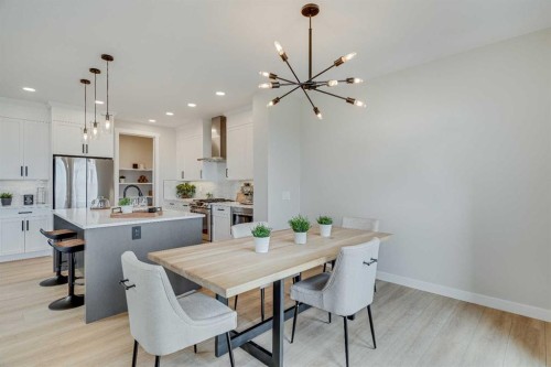 471 Kinniburgh Loop, Chestermere, AB - Indoor Photo Showing Dining Room