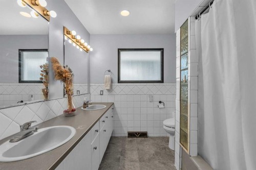 2219 Halifax Crescent Nw, Calgary, AB - Indoor Photo Showing Bathroom