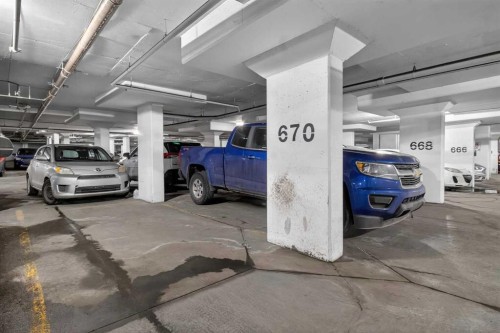 3115-4641 128 Avenue Ne, Calgary, AB - Indoor Photo Showing Garage