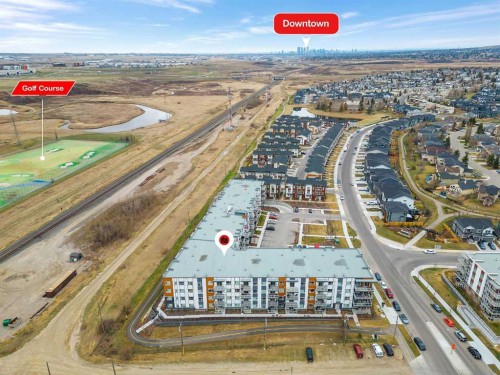 201-360 Harvest Hills Way Ne, Calgary, AB - Outdoor With View
