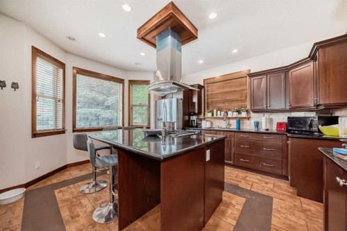 4347 2 Street Nw, Calgary, AB - Indoor Photo Showing Kitchen With Double Sink