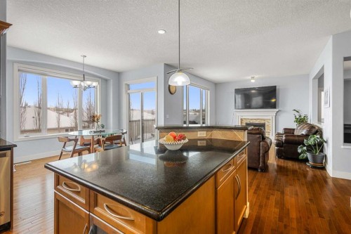 86 Royal Ridge Mount Nw, Calgary, AB - Indoor With Fireplace