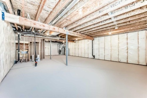 55 Bartlett Row Se, Calgary, AB - Indoor Photo Showing Basement