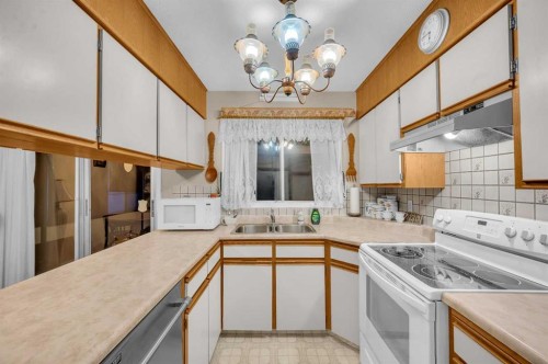 11 Berwick Close Nw, Calgary, AB - Indoor Photo Showing Kitchen With Double Sink
