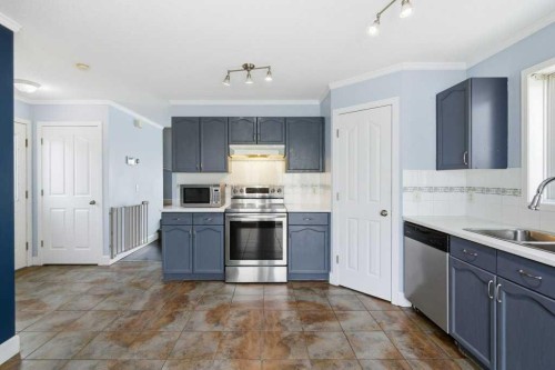 216 Mt. Aberdeen Close Se, Calgary, AB - Indoor Photo Showing Kitchen With Stainless Steel Kitchen