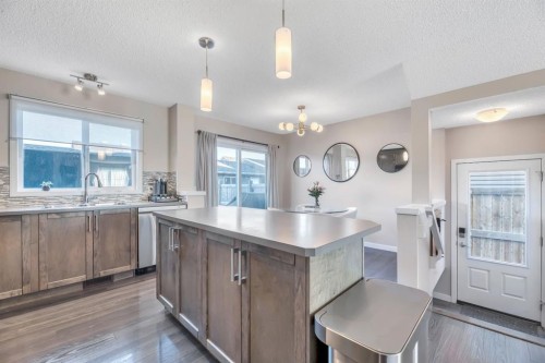 96 Auburn Meadows Boulevard Se, Calgary, AB - Indoor Photo Showing Kitchen With Upgraded Kitchen