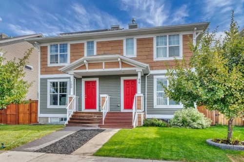 96 Auburn Meadows Boulevard Se, Calgary, AB - Outdoor With Facade