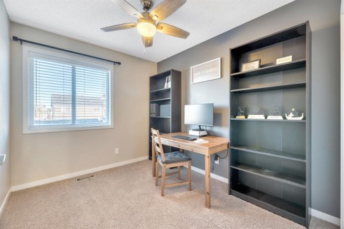 96 Auburn Meadows Boulevard Se, Calgary, AB - Indoor Photo Showing Office