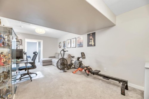 96 Auburn Meadows Boulevard Se, Calgary, AB - Indoor Photo Showing Gym Room