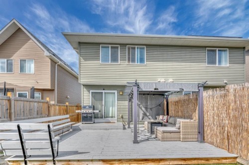 96 Auburn Meadows Boulevard Se, Calgary, AB - Outdoor With Deck Patio Veranda With Exterior
