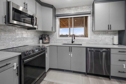 255 Rundleridge Drive Ne, Calgary, AB - Indoor Photo Showing Kitchen With Stainless Steel Kitchen With Upgraded Kitchen