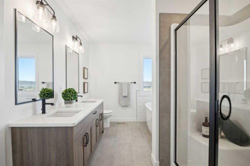 213 Southbow Drive, Cochrane, AB - Indoor Photo Showing Bathroom
