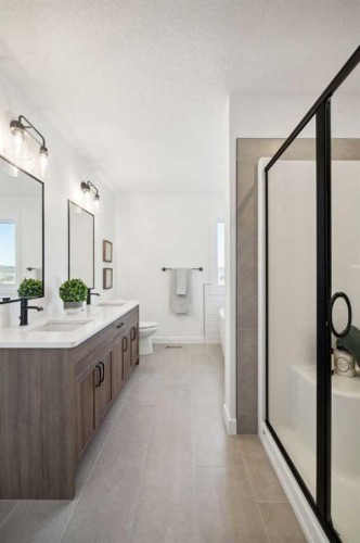 213 Southbow Drive, Cochrane, AB - Indoor Photo Showing Bathroom