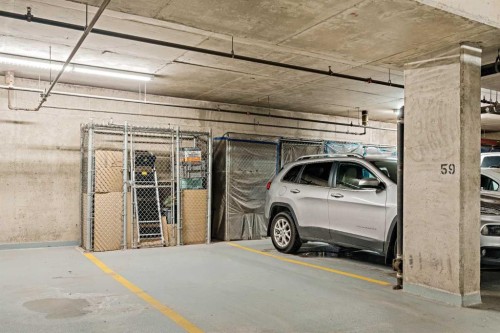 1411-5605 Henwood Street Sw, Calgary, AB - Indoor Photo Showing Garage