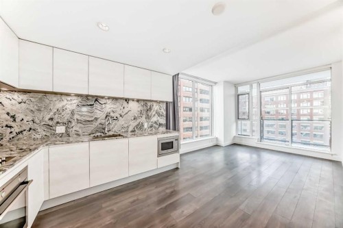 602-310 12 Avenue Sw, Calgary, AB - Indoor Photo Showing Kitchen With Upgraded Kitchen