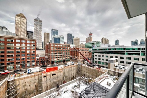 602-310 12 Avenue Sw, Calgary, AB - Outdoor With Balcony