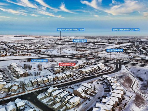 180 Kinlea Link Nw, Calgary, AB - Outdoor With View