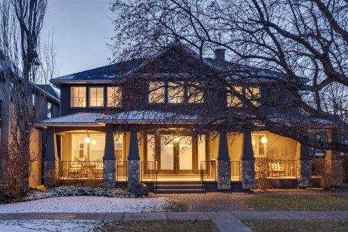 329 11 Street Nw, Calgary, AB - Outdoor With Deck Patio Veranda