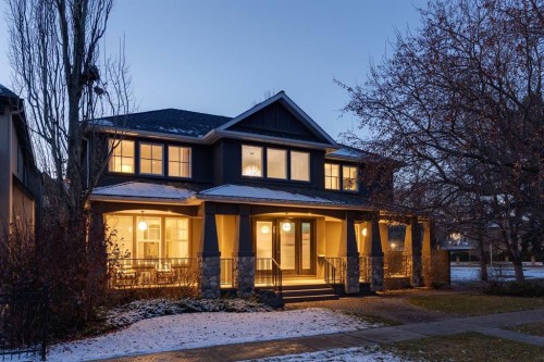 329 11 Street Nw, Calgary, AB - Outdoor With Deck Patio Veranda