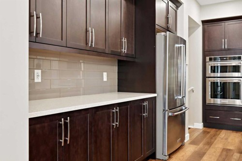 41 Seton Grove Se, Calgary, AB - Indoor Photo Showing Kitchen With Stainless Steel Kitchen