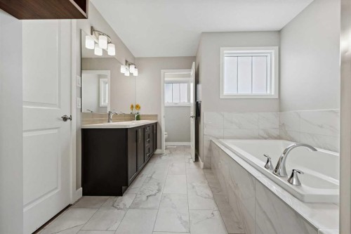 41 Seton Grove Se, Calgary, AB - Indoor Photo Showing Bathroom