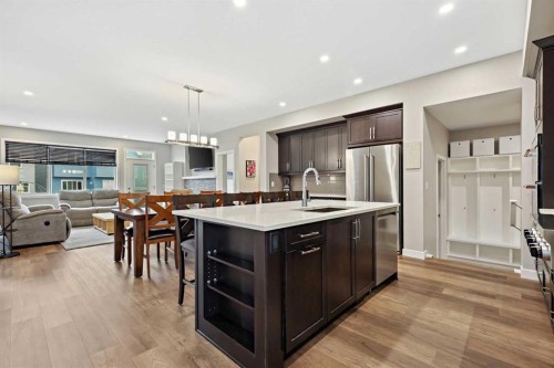 41 Seton Grove Se, Calgary, AB - Indoor Photo Showing Kitchen With Stainless Steel Kitchen With Upgraded Kitchen
