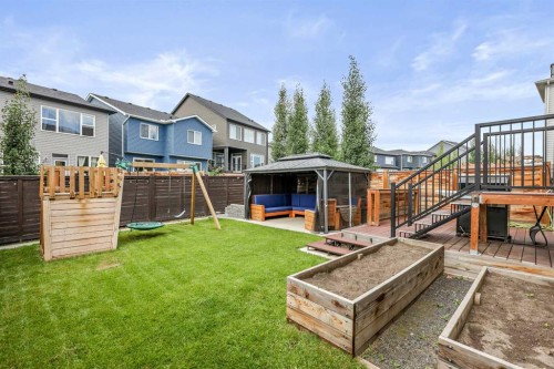 41 Seton Grove Se, Calgary, AB - Outdoor With Deck Patio Veranda
