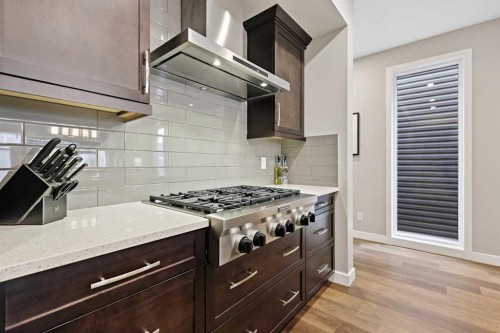 41 Seton Grove Se, Calgary, AB - Indoor Photo Showing Kitchen With Upgraded Kitchen