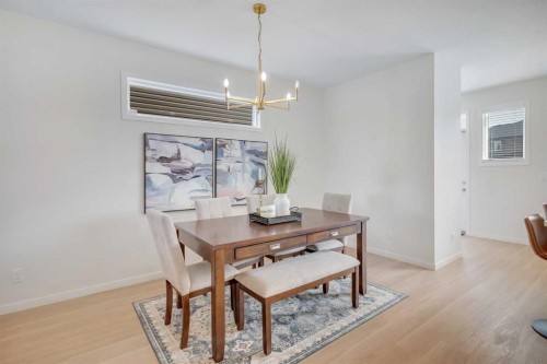 190 Dawson Harbour Rise, Chestermere, AB - Indoor Photo Showing Dining Room