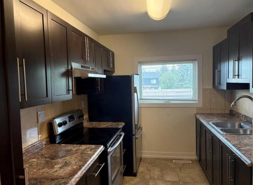 2208 20 Avenue Nw, Calgary, AB - Indoor Photo Showing Kitchen With Double Sink
