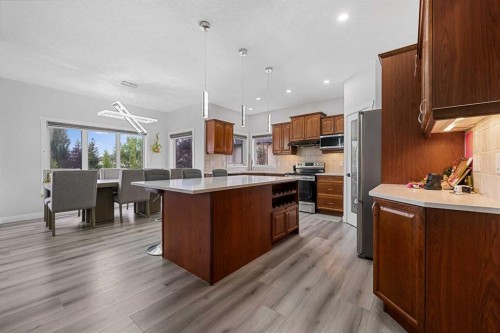 280 Windermere Drive, Chestermere, AB - Indoor Photo Showing Kitchen With Upgraded Kitchen