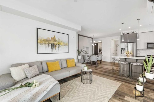 3114-298 Sage Meadows Park Nw, Calgary, AB - Indoor Photo Showing Living Room