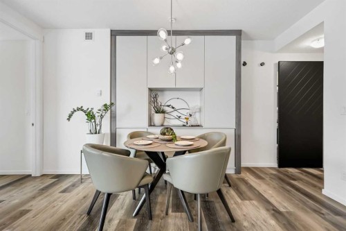 3114-298 Sage Meadows Park Nw, Calgary, AB - Indoor Photo Showing Dining Room