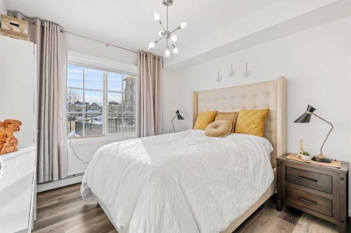 3114-298 Sage Meadows Park Nw, Calgary, AB - Indoor Photo Showing Bedroom
