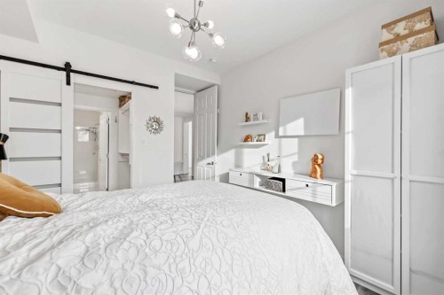 3114-298 Sage Meadows Park Nw, Calgary, AB - Indoor Photo Showing Bedroom