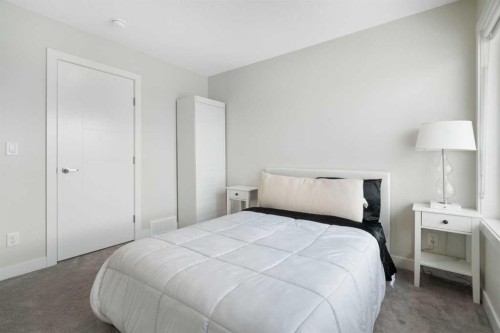 122 Homestead Boulevard Ne, Calgary, AB - Indoor Photo Showing Bedroom