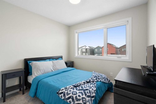122 Homestead Boulevard Ne, Calgary, AB - Indoor Photo Showing Bedroom